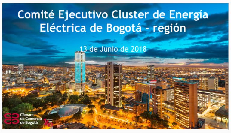 Acuerdos y conclusiones Comité Ejecutivo Cluster Energía Eléctrica de Bogotá-región