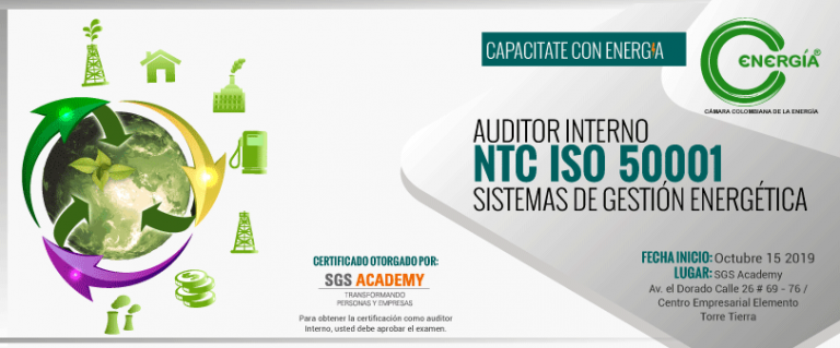 Capacitación Auditor Interno NTC ISO 50001 Sistemas de Gestión Energética