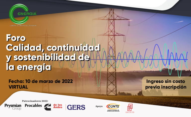 Foro Calidad, continuidad y sostenibilidad de la energía