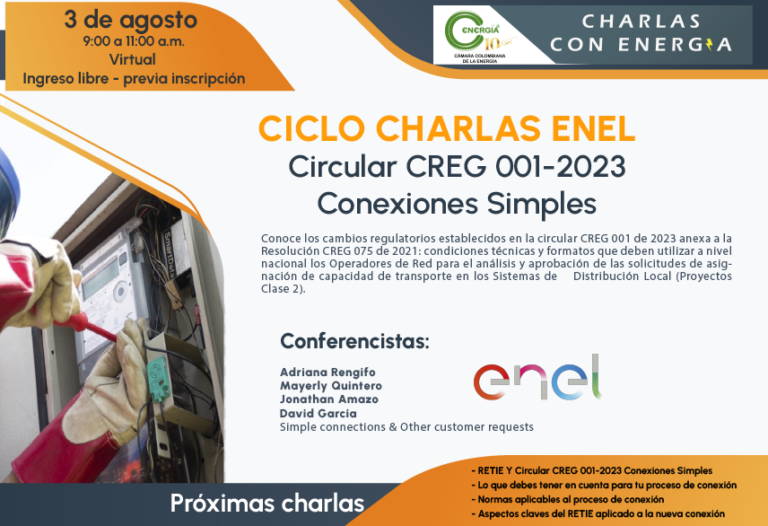 Circular CREG 001-2023 Conexiones Simples