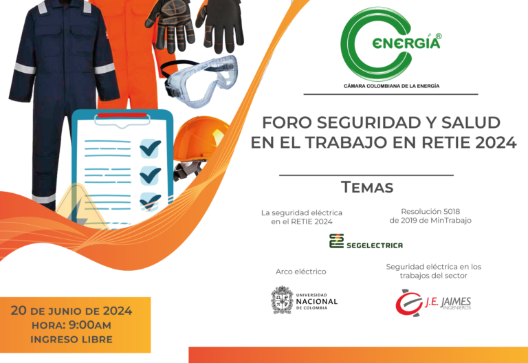 Foro Seguridad y Salud en el Trabajo en RETIE 2024